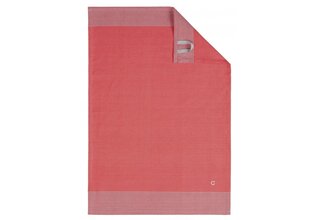 Cawö theedoek Two-tone 50x70 rood