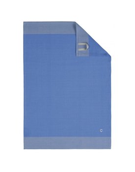 Cawö theedoek Two-tone 50x70 blauw