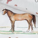 Beddinghouse Beddinghouse Kids Horse Ranch Duvet Cover - Multi 120 x 150