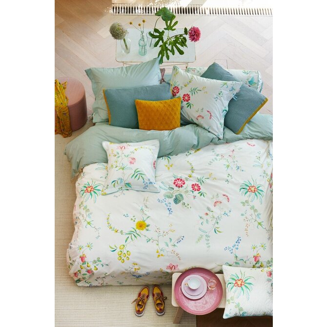 Pip Studio Dekbedovertrek Fleur Grandeur White 260x200/220