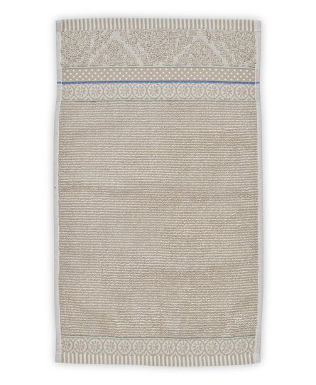 Pip Studio gastendoek Soft Zellige Khaki 30x50