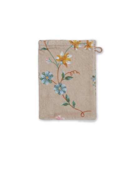 Pip Studio washand Les Fleurs Khaki 16x22