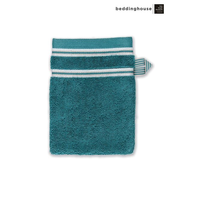 Beddinghouse x Van Gogh Museum Fleurir Wash Glove Blue