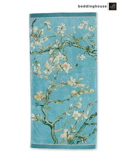 Beddinghouse x Van Gogh Museum Blossom Badhanddoek  Blauw