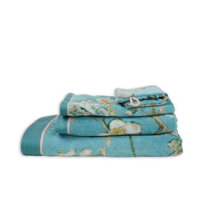 Beddinghouse x Van Gogh Museum Blossom Towel Blue