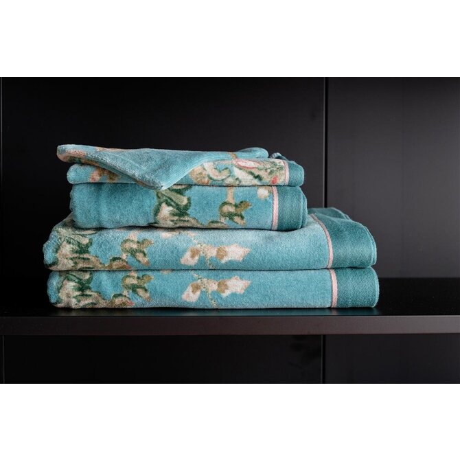 Beddinghouse x Van Gogh Museum Blossom Serviette de bain bleu
