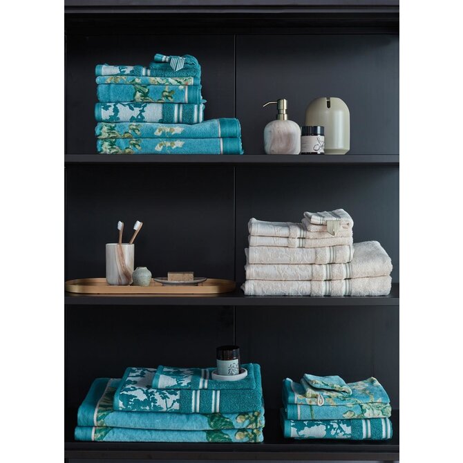 Beddinghouse x Van Gogh Museum Blossom Serviette de bain bleu