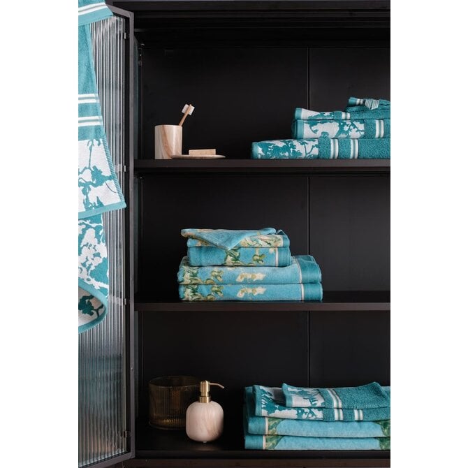 Beddinghouse x Van Gogh Museum Blossom Towel Blue
