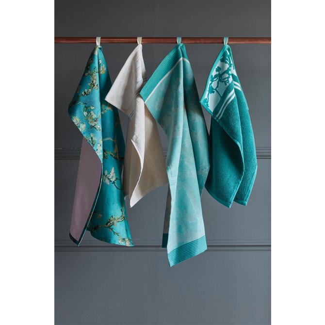 Beddinghouse x Van Gogh Museum Fleurir Keukenhanddoek  Offwhite