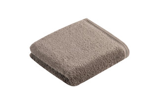 Vossen handdoek Vegan Life pepplestone 50x100