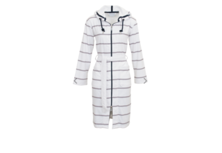 Peignoir Carl Ross 560410 blanc/platine 40/42