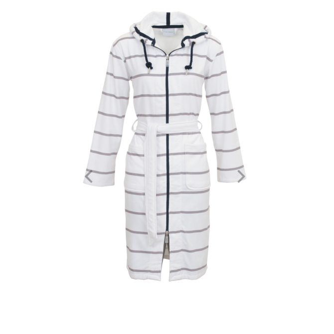 Peignoir Carl Ross 560410 blanc/platine 40/42