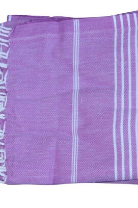 Hamamdoek 100%katoen 100x180cm Paars