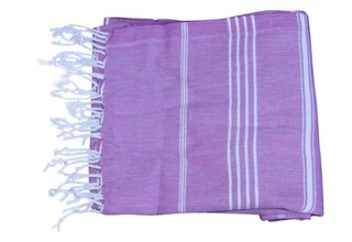 Hamamdoek 100%katoen 100x180cm Paars