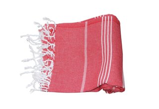 Serviette de Hamam 100%coton 100x180cm Rouge