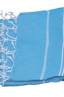 Hamamdoek 100%katoen 100x180cm Aqua