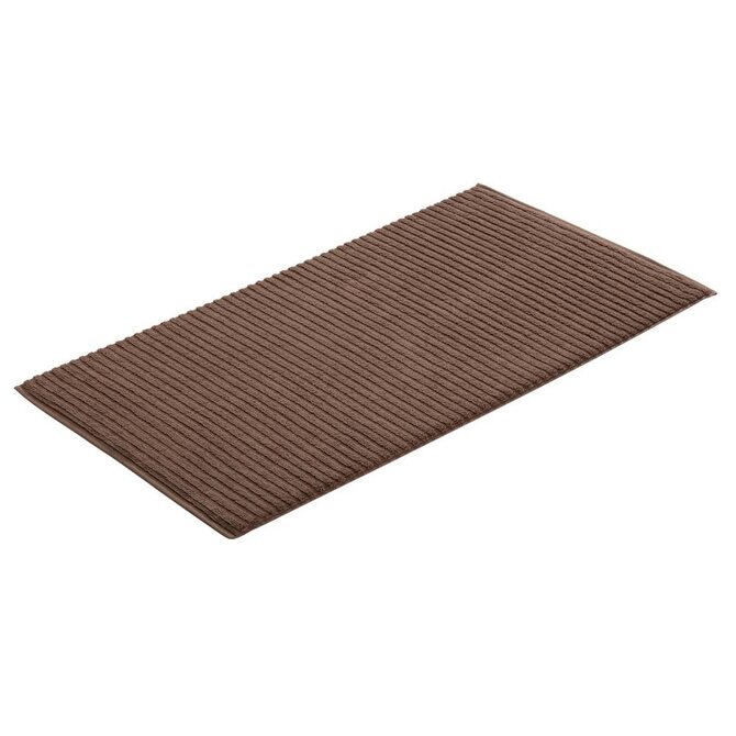Tapis de bain Vossen Grand High Line Marron Noisette 67x120