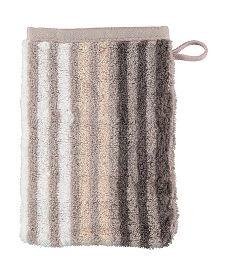 Cawö Noblesse Seasons Washandje Streifen - sand - 16x22