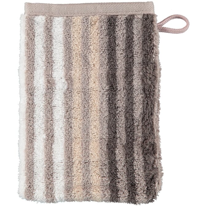 Cawö Noblesse Saisons Gant de toilette Streifen - sable - 16x22