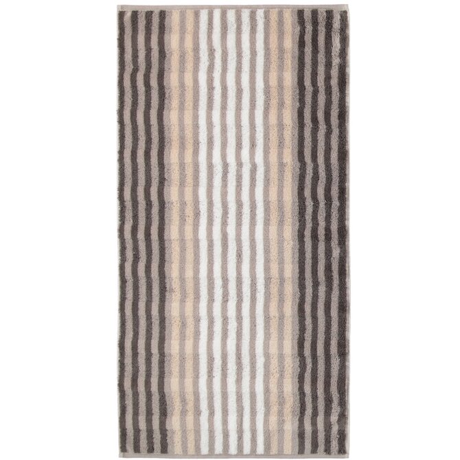 Cawö Noblesse Seasons Badhanddoek Streifen - sand - 80x150