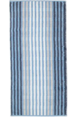 Cawö Noblesse Seasons Serviette de bain Streifen - sky - 80x150