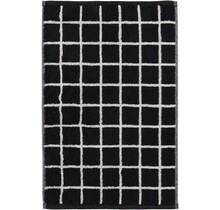 Cawö Zoom Karo serviette invités schwarz