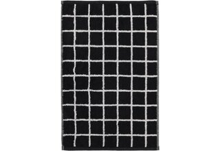 Cawö Zoom Karo Gastendoekje schwarz