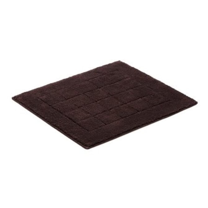 Vossen Tapis de bidet Exclusive Dark Brown 55x65