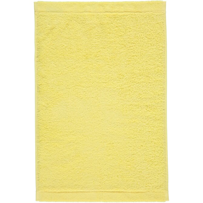 Cawo Lifestyle Uni Guest towel Lemon