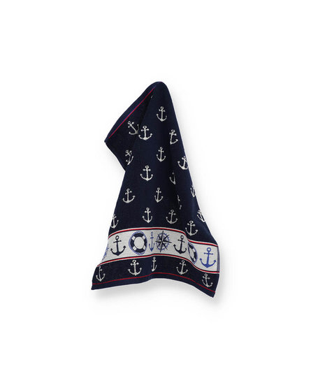 Bunzlau Castle Keukendoek Maritime Dark Blue