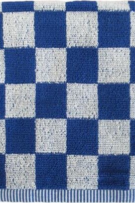 Bunzlau Castle keukendoek Block royal blue 53x60