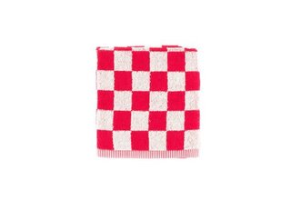 Bunzlau Castle Kitchen Cloth Block Rouge