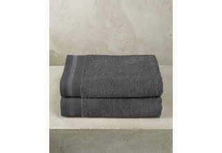 De Witte Lietaer badhanddoek Excellence 70x140 dark grey