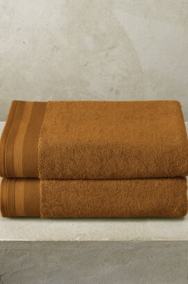 De Witte Lietaer badhanddoek Excellence 70x140 caramel