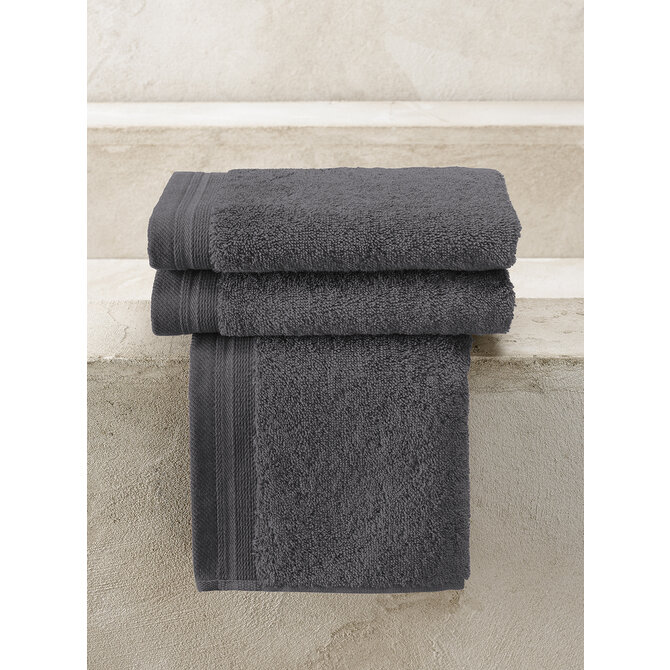 De Witte Lietaer serviette invités Excellence 40x60 gris foncé
