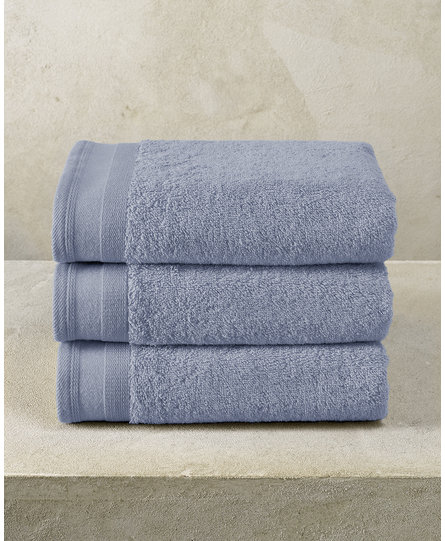 De Witte Lietaer handdoek Excellence 50x100 stone blue