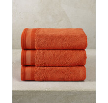 De Witte Lietaer handdoek Excellence 50x100 burnt orange