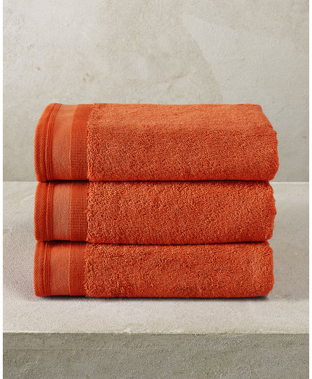 De Witte Lietaer handdoek Excellence 50x100 burnt orange