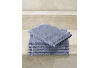 De Witte Lietaer washand Excellence 16x22 stone blue