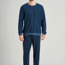 Schiesser Schiesser pyjama homme long 175603 jeans bleu