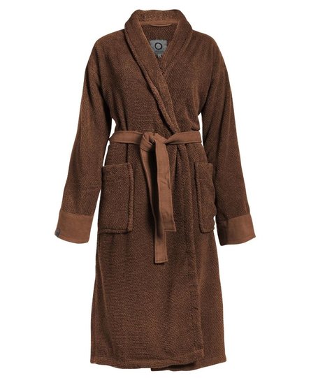 Essenza Connect Organic Uni bathrobe M Leather brown