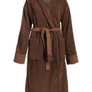 Essenza Essenza Connect Organic Uni bathrobe XS Leather brown