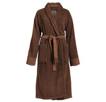 Essenza Connect Organic Uni bathrobe XS Leather brown