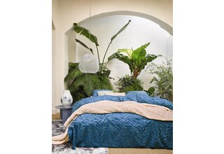 Essenza Belen Enveloppe de couette 260x220+2/60x70 Bleu clair de lune