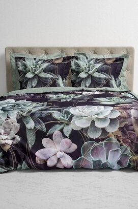 Heckett & Lane Scott housse de couette Dark Green 200x200/220