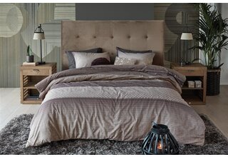 Riviera Maison Retrograde Housse de couette - Brown 140 x 200/220 cm + 1x 60 x 70 cm