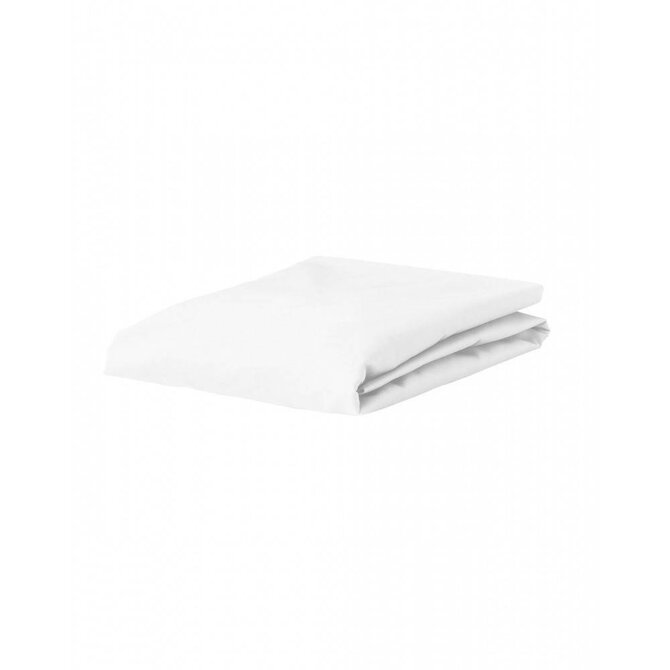 Essenza Premium Percale Topper Fitted Sheet 160x200 White