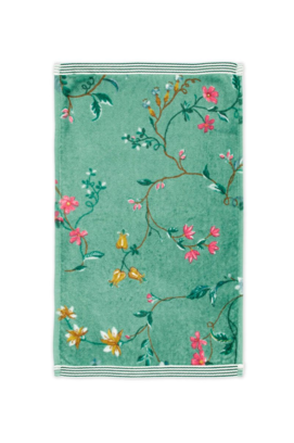 Pip Studio serviette de toilette Les Fleurs Green 30x50