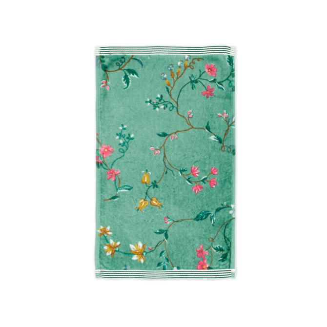 Pip Studio gastendoek Les Fleurs Green 30x50