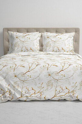 Heckett & Lane Dortea Housse de couette Flowy Natural 200x200/220